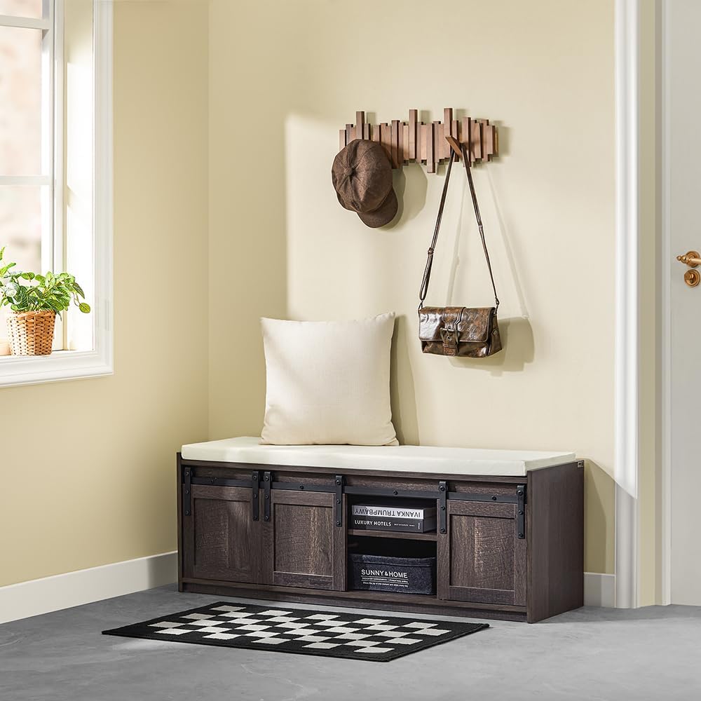 Haotian Entryway Shoe Storage Bench