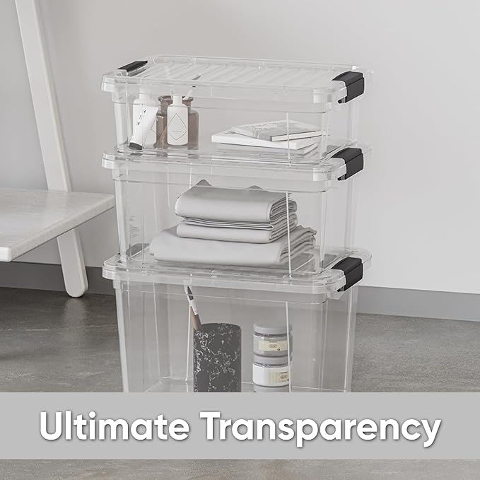 Superio Clear Storage Boxes