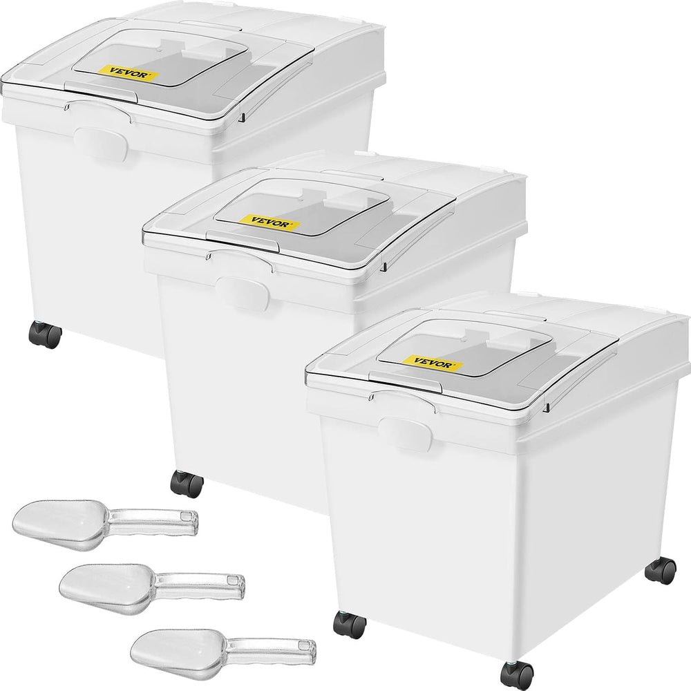 VEVOR Ingredient Bin, 10.5 Gallons Capacity Ingredient Storage Bin, PP Materi...