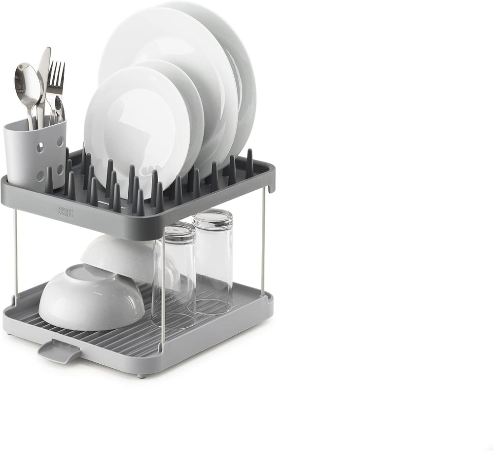 Joseph Joseph Duo 2-Tier Dish Rack - Grey