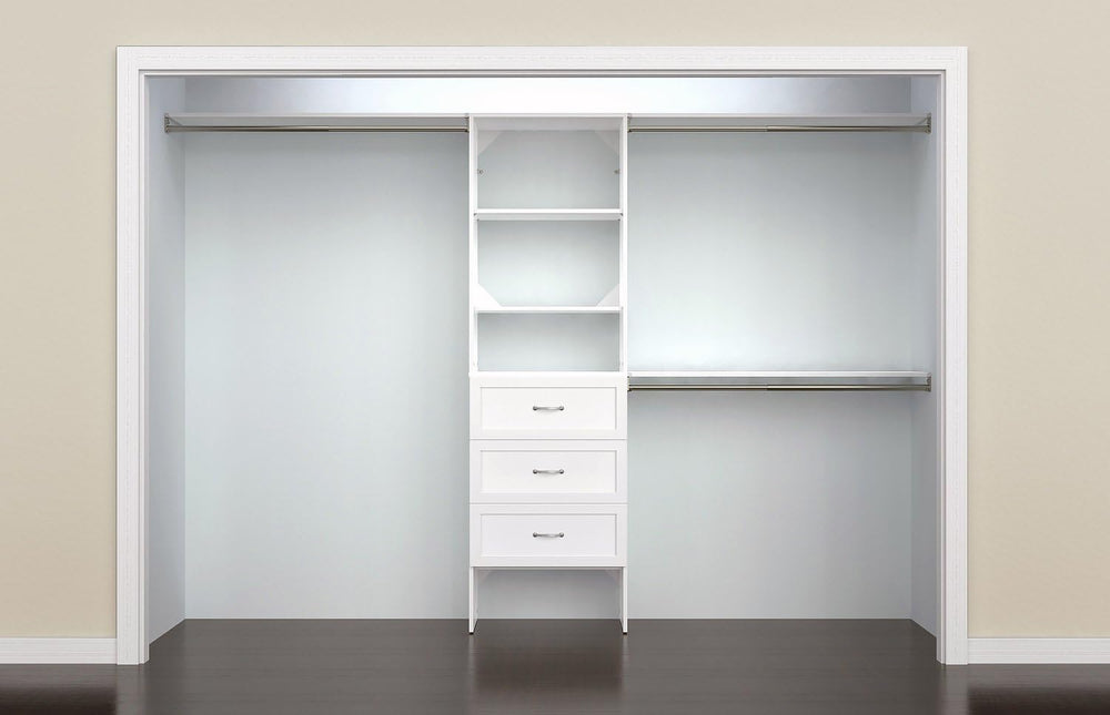 ClosetMaid 1932940 SuiteSymphony 25-Inch Closet Organizer Kit with Tower, 3 H...