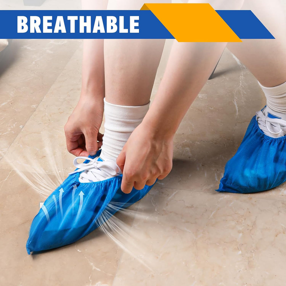 900 Pack(450 Pairs) Shoe Covers Disposable, Non-woven Fabric Shoes Covers