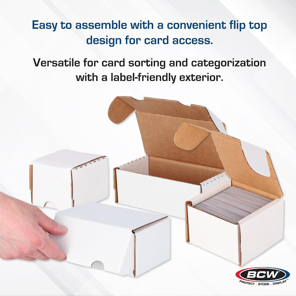BCW 400-Count Trading Card Storage Box | Baseball Card Storage Box for Sports...