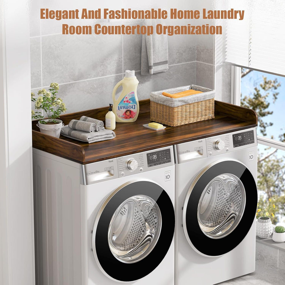 Washer Dryer Countertop, 27.5" D x 54" W Washer and Dryer Topper Co...