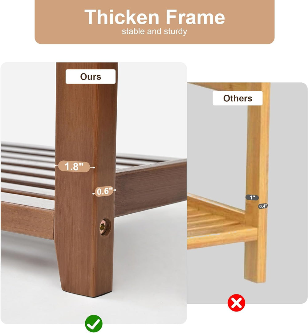 PETKABOO Shoe Rack Bench with Cushion, Shoe Rack for Front Door Entrance, Sho...