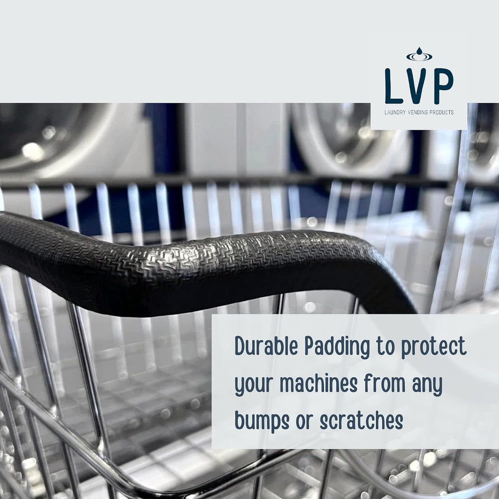 LVP Big Brother Commercial Laundry Cart with Dual Pole Rack 3.25 Bushels (Chr...