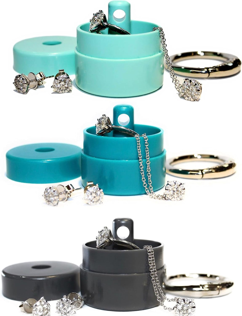 Lion Latch Travel Jewelry Box Case, Ring Holder on Shark Tank - Ring Holder f...