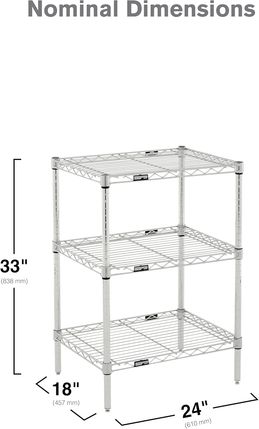 METRO Professional's Choice Commercial-Grade NSF Shelving Unit - Multipur...