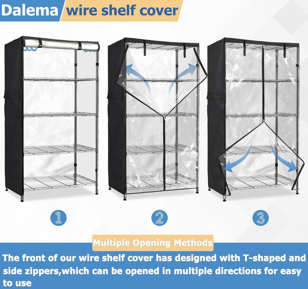 Waterproof Shelf Cover,Outdoor 600D Heavy Duty Dustproof Storage Shelves Cove...
