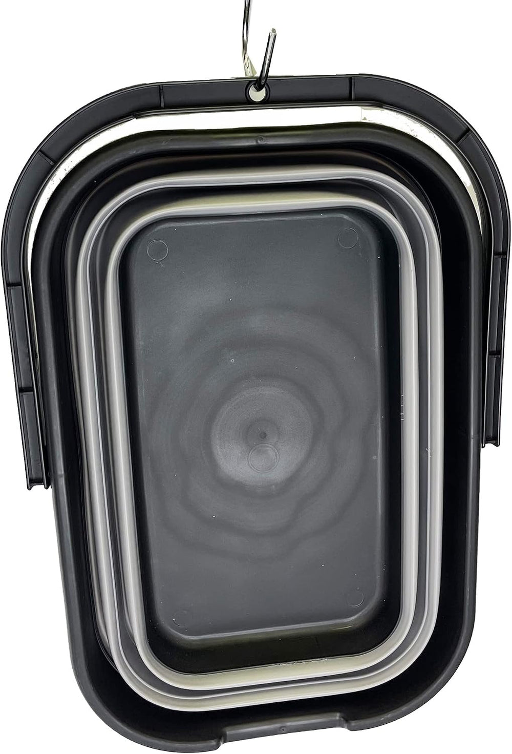 SAMMART 12L (3.1 Gallon) Collapsible Rectangular Handy Bucket/Multiuse Foldab...