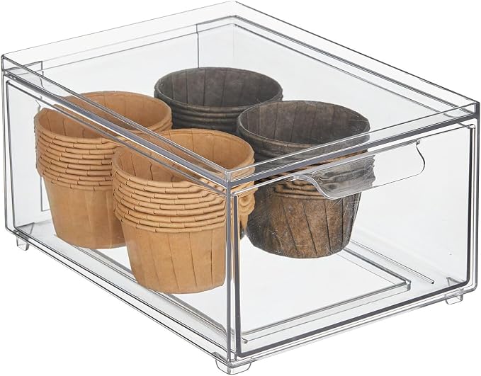 mDesign Stackable Storage Containers Box