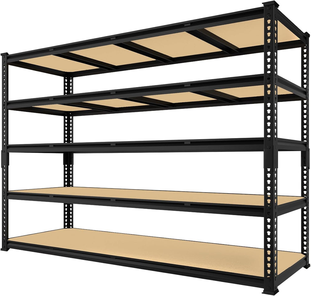 PrimeZone 60" W X 24" D X 72" H Heavy Duty Garage Storage Shel...