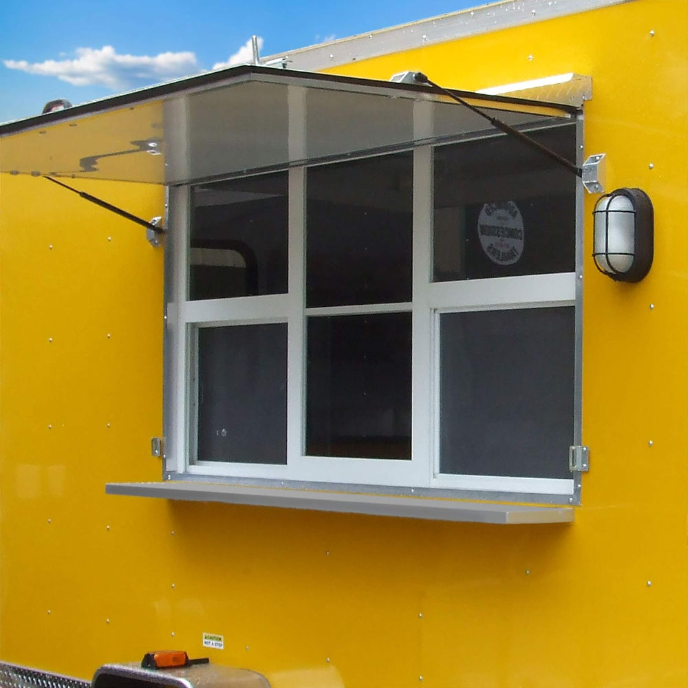 RecPro 72 Inch Concession Shelf | Drop Down Folding Shelf | Serving Food Shel...