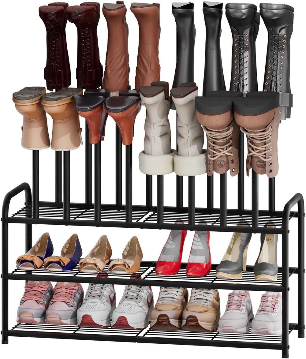 viewcare Tall Boot Rack, Long Boot Rack Organiser, Tall Boots with Shoe Rack ...