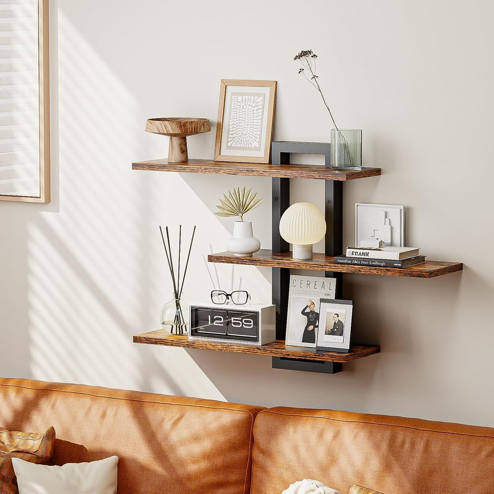 Homode Floating Shelves for Wall, Wood Wall Shelves for Bathroom