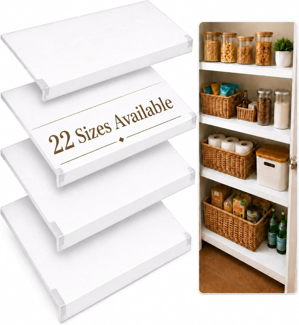 Wire Shelf Covers for Pantry Wire Rack Covers for Shelves 26X12-4PCS