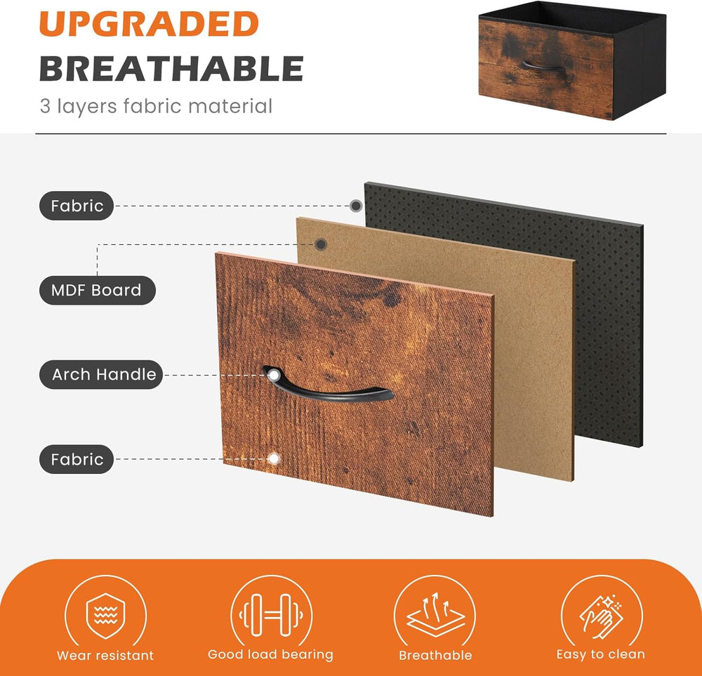 Sweetcrispy Dresser for Bedroom, 4 Drawer Storage Organizer for Closet