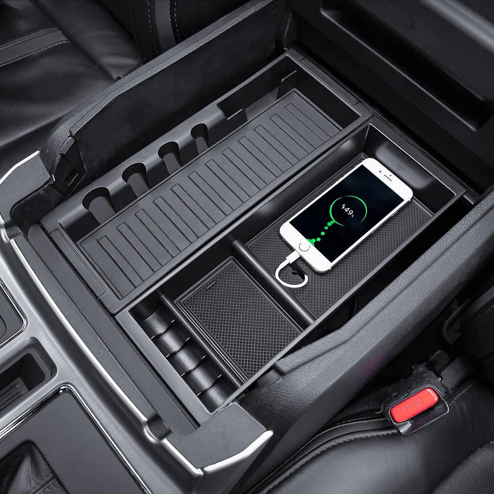 Center Console Organizer Dividers Compatible with 2015-2020 Ford F150 Accesso...