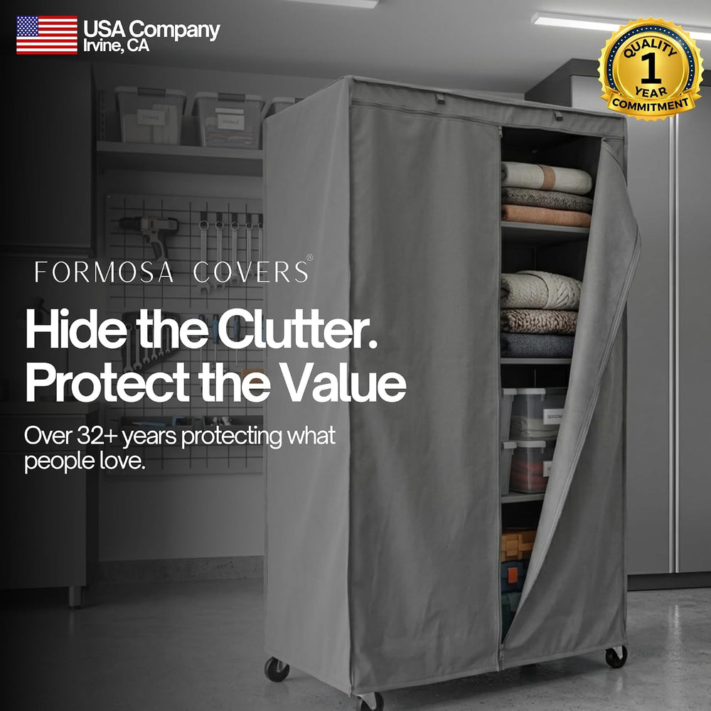 Formosa Covers Premium Wire Shelf Cover - Perfect Fit for Wire Shelving - Ver...