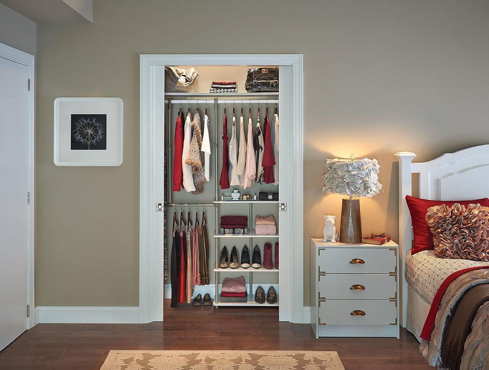ClosetMaid® Maximizer™ Closet Accessory, Add Adjustable Storage Space, 4 Shel...