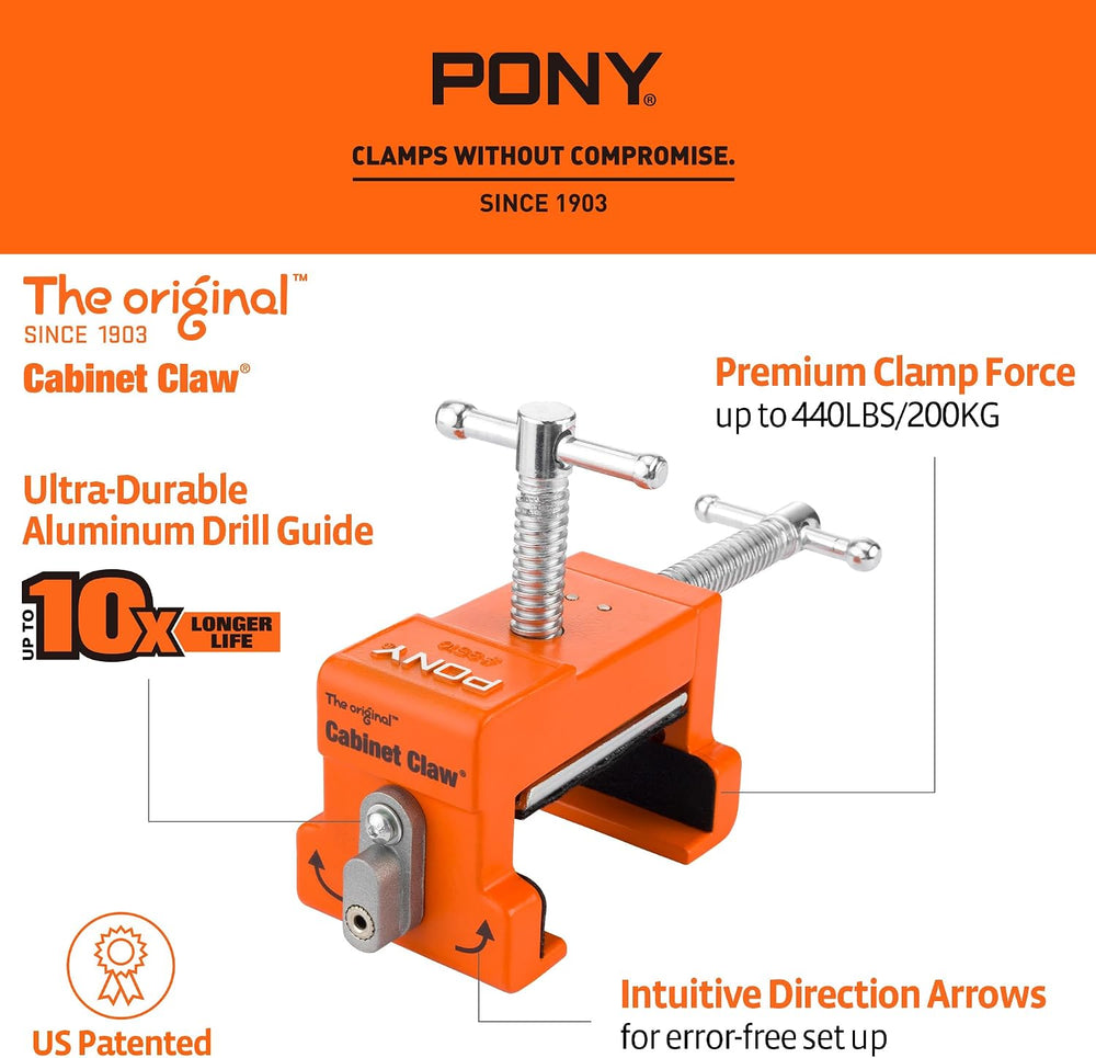 PONY 2-Pack Original Cabinet Clamps, 8510