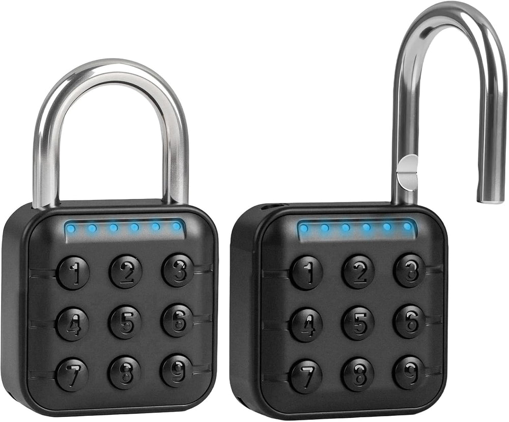 2Pcs Combination Lock for Locker 6 Digit Password Digital Padlock