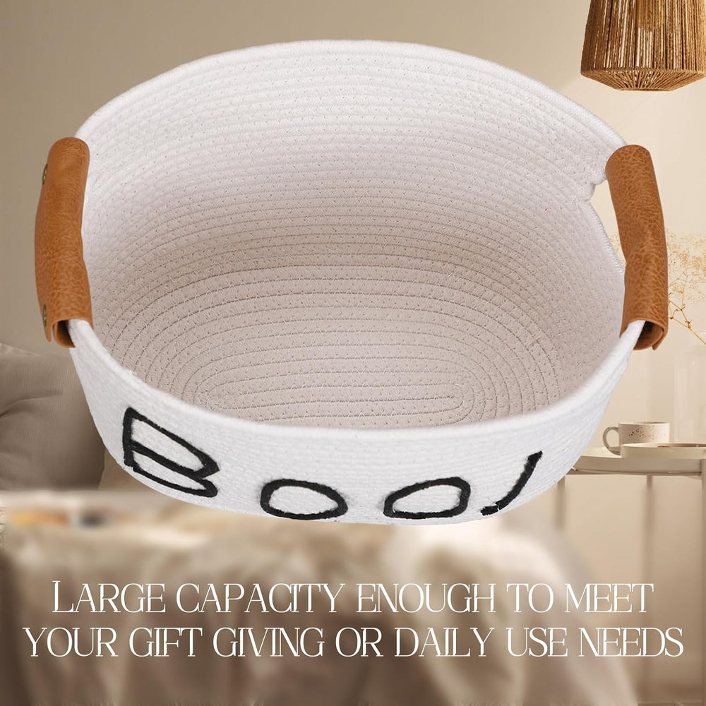 Halloween Boo Gifts Basket Storage
