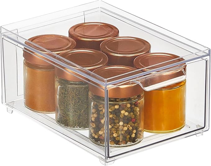 mDesign Stackable Storage Containers Box