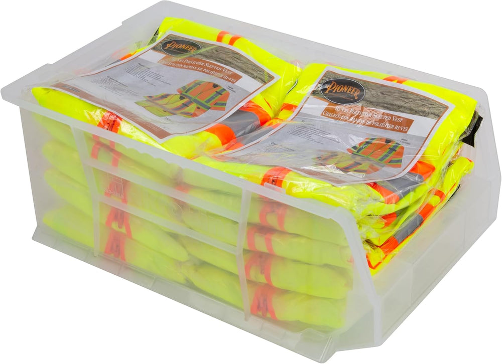 Akro-Mils 30281 Super-Size AkroBins Plastic Storage Bins, Space-Saving Stacka...