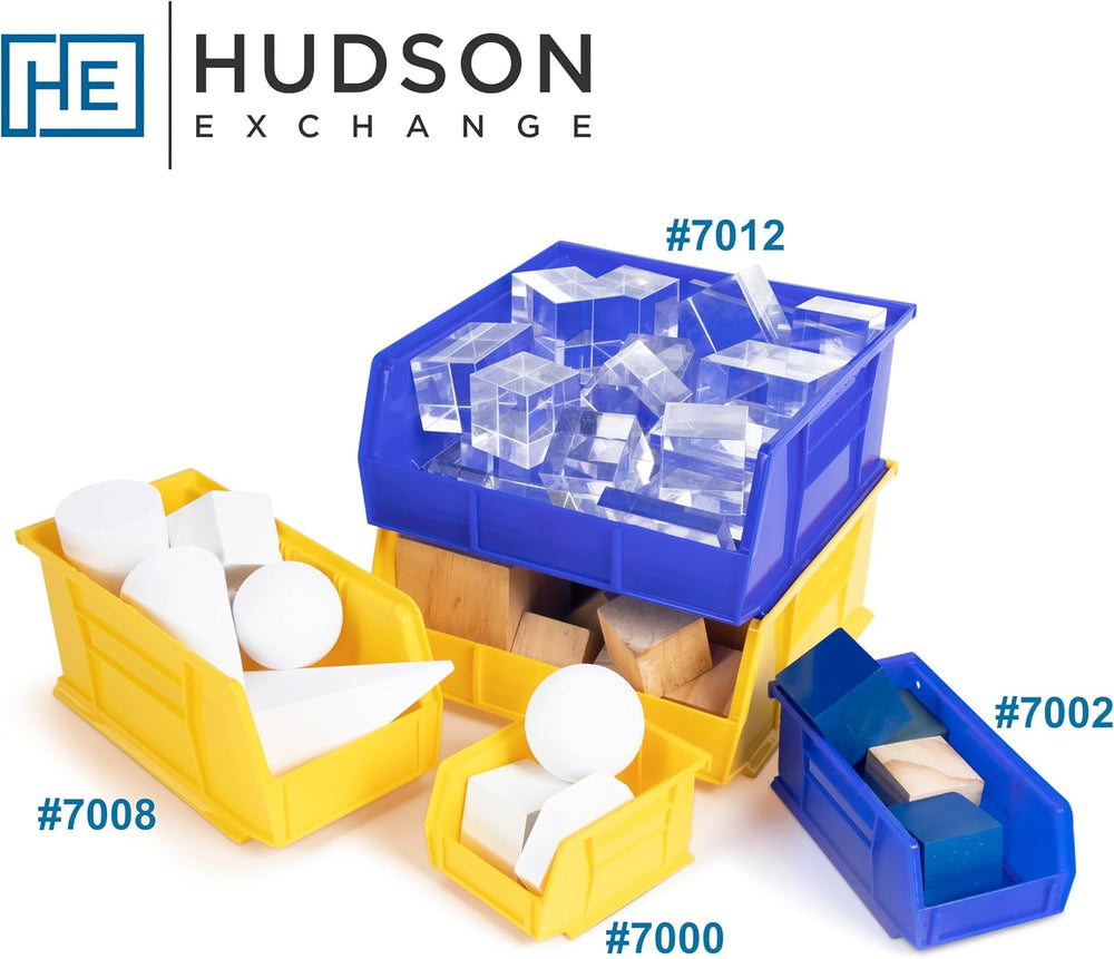 HE HUDSON EXCHANGE 7.5" x 4" x 3" (12 Pack) Plastic Stackable ...