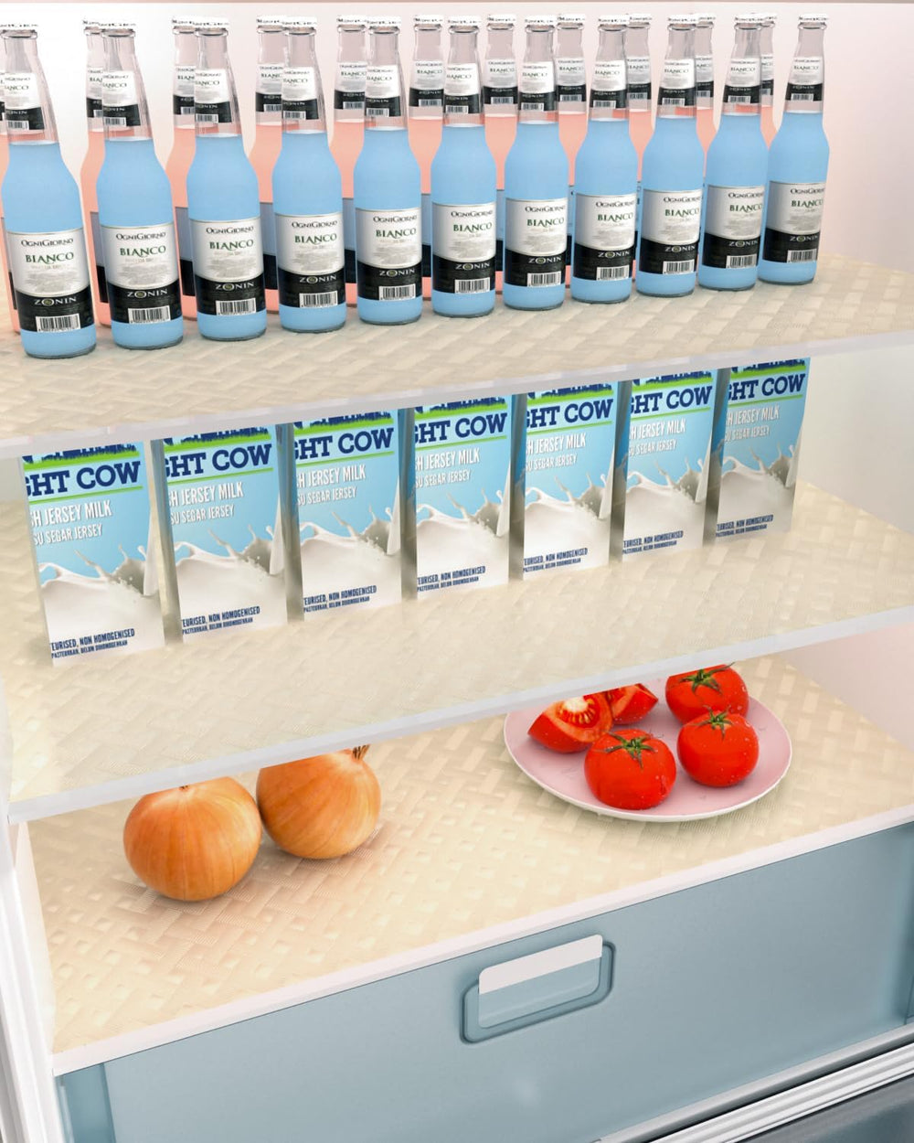 GTJ Shelf and Drawer Liner for Kitchen Cabinet Non-Adhesive Non Slip