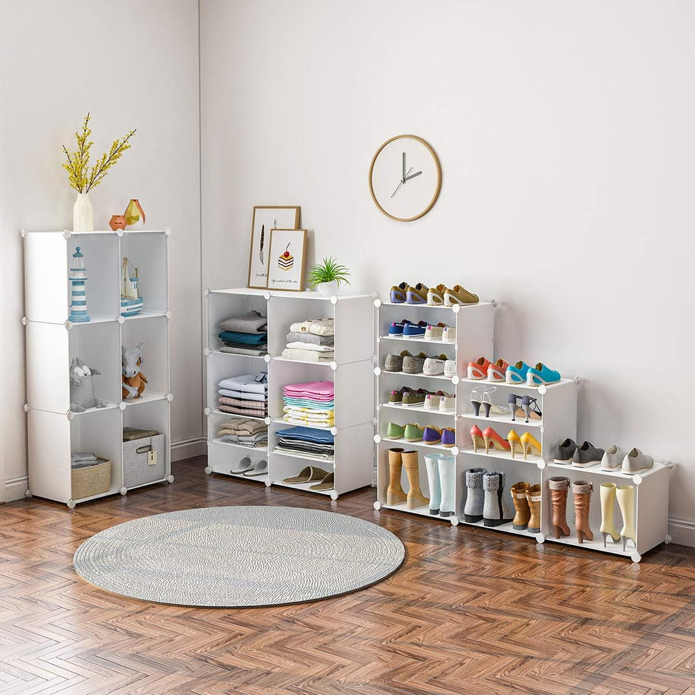 KOUSI 60-Pairs Shoe Organizer Shoe Rack Shoe Tower Storage Cabinet Storage Or...