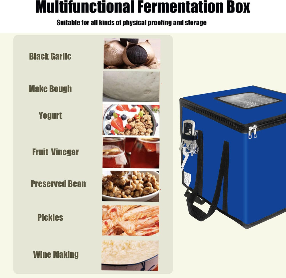 Folding Dough Proofing Box, Sourdough Starter with Temp Control (0-122โ) &...