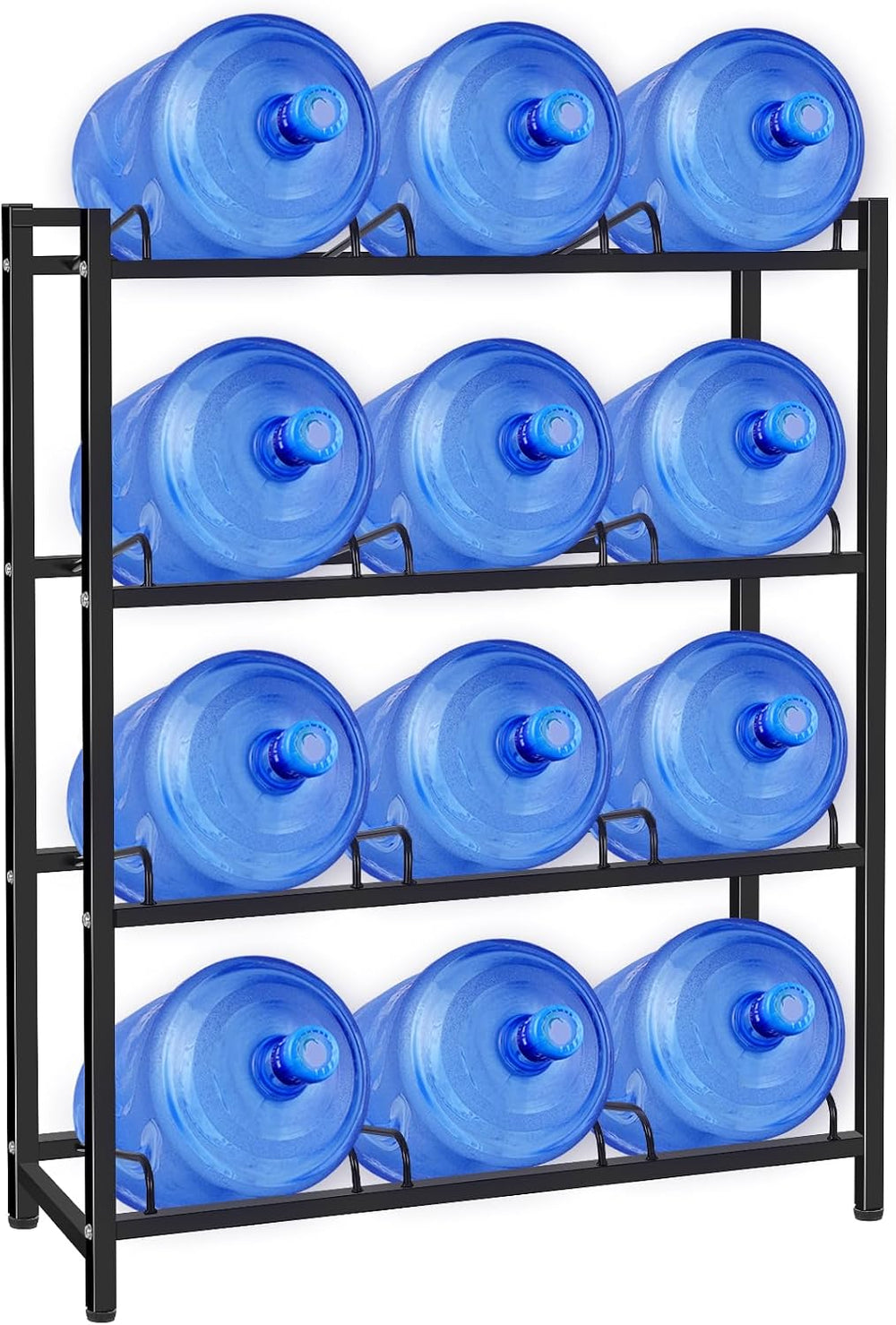 jolybebe 5 Gallon Water Jug Holder for 12 Bottles Without Wobbling, New Upgra...