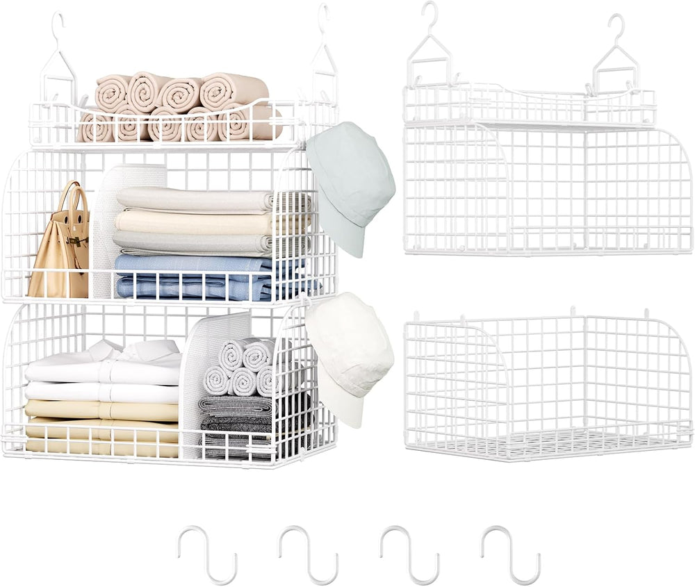 HapiRm Hanging Closet Organizer Storage