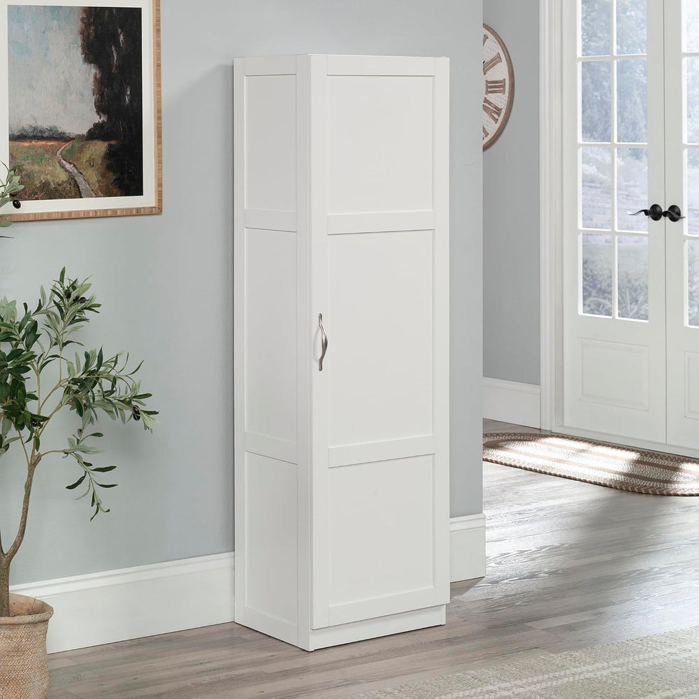 Sauder Miscellaneous Tall Storage Cabinet, Kitchen Pantry, Single Door with A...