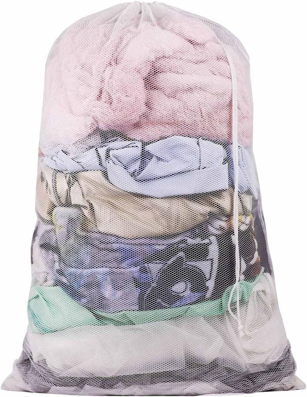 Large Laundry Bag, Dirty Clothes Bag with Drawstring Lock