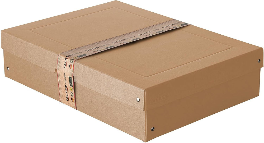 FALKEN Original PureBox Nature. Made in Germany, 100 mm high, DIN A3. Storage...