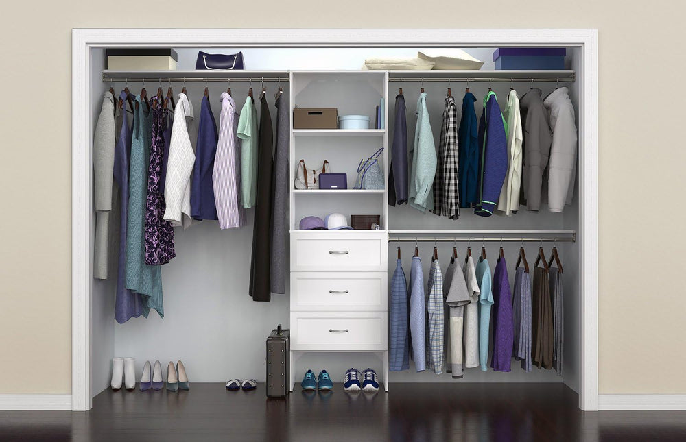 ClosetMaid 1932940 SuiteSymphony 25-Inch Closet Organizer Kit with Tower, 3 H...