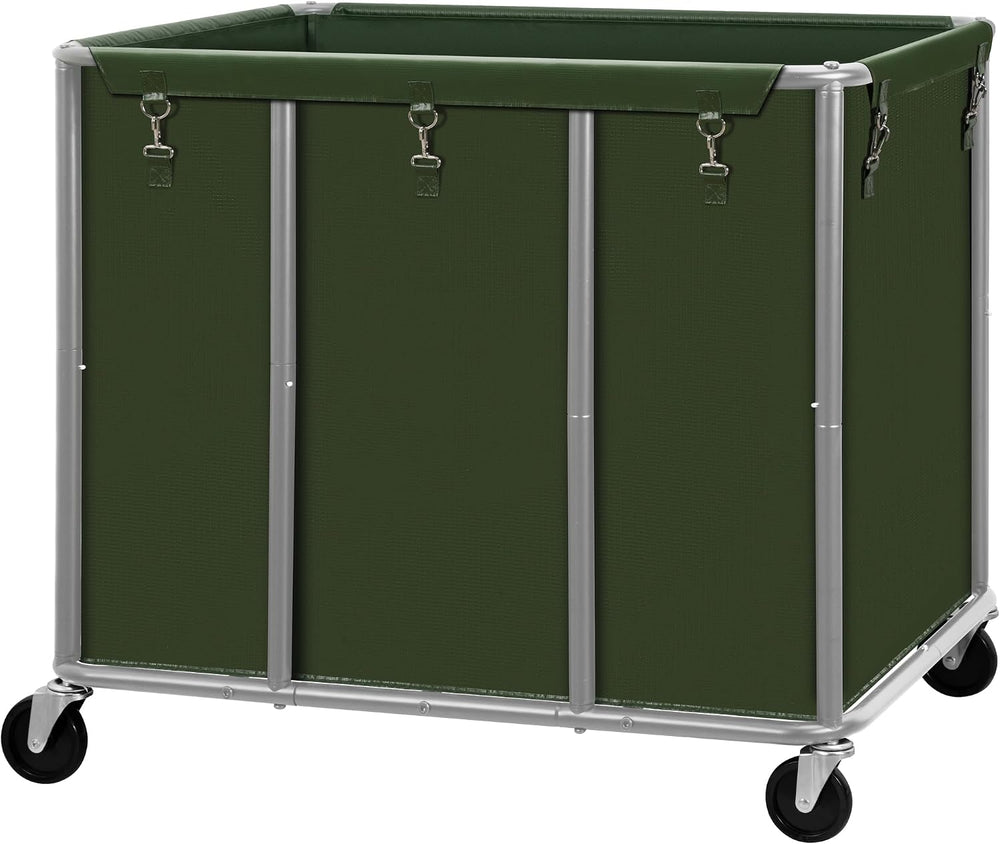 STO STO Commercial Laundry Cart with Lockable Wheels, Large 420L Industrial R...