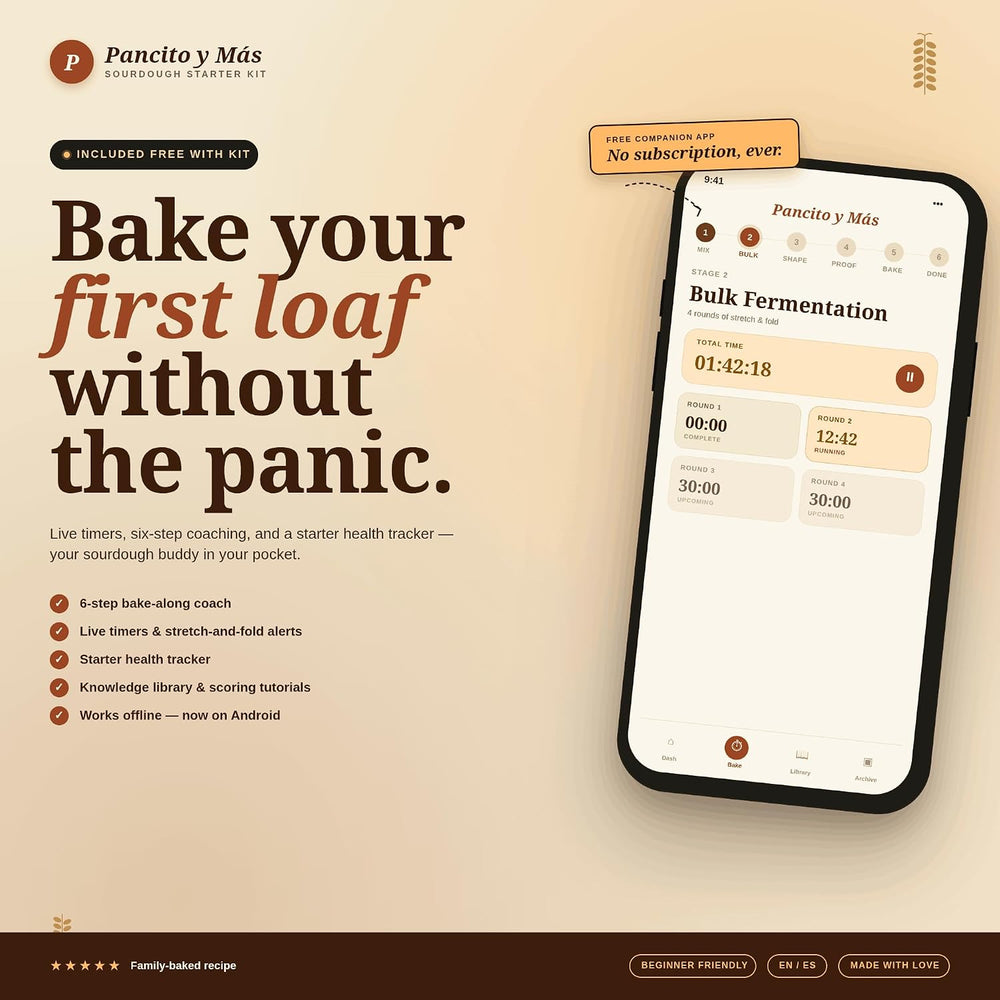 Sourdough Starter Kit for Beginners with Digital Scale