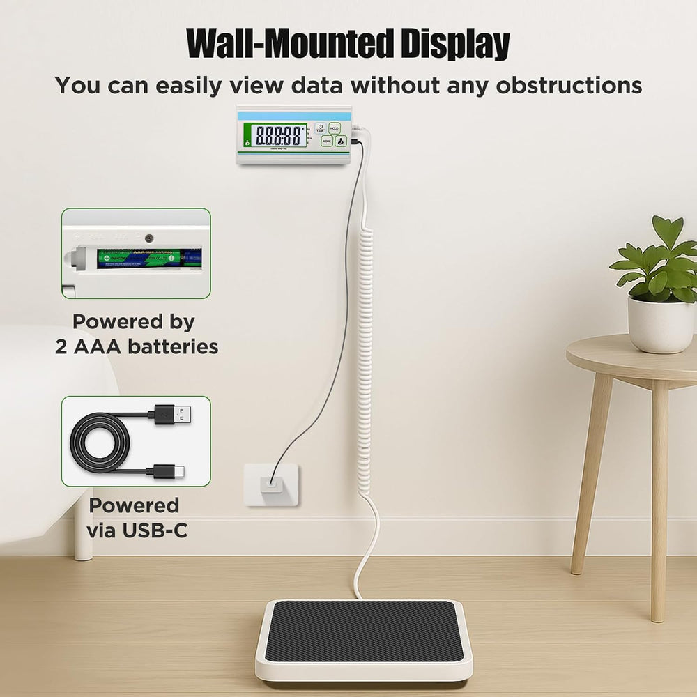 Medical Scale for Body Weight, 660 lb Weight Scale with Easy to Read Digital ...