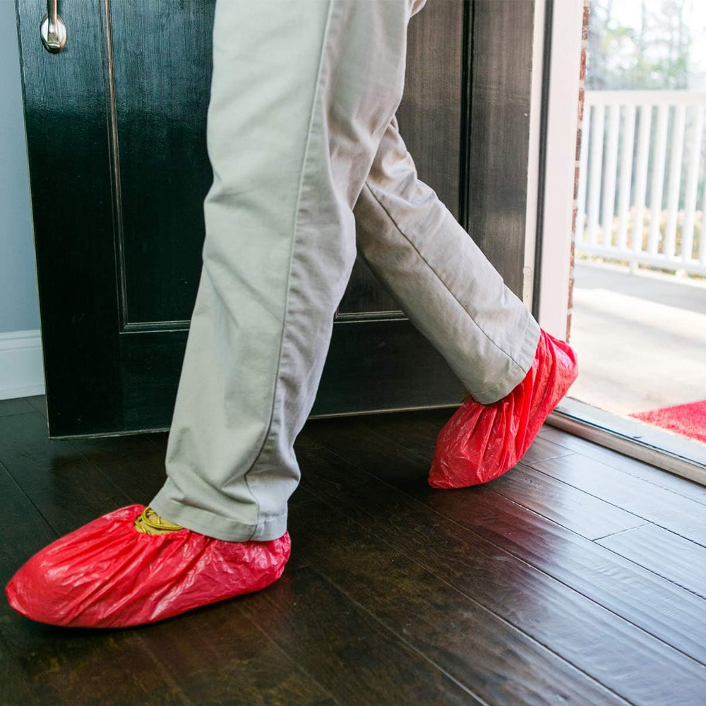 ShuBee Waterproof Shoe & Boot Covers Slip-Resistant Disposable for Plumbi...