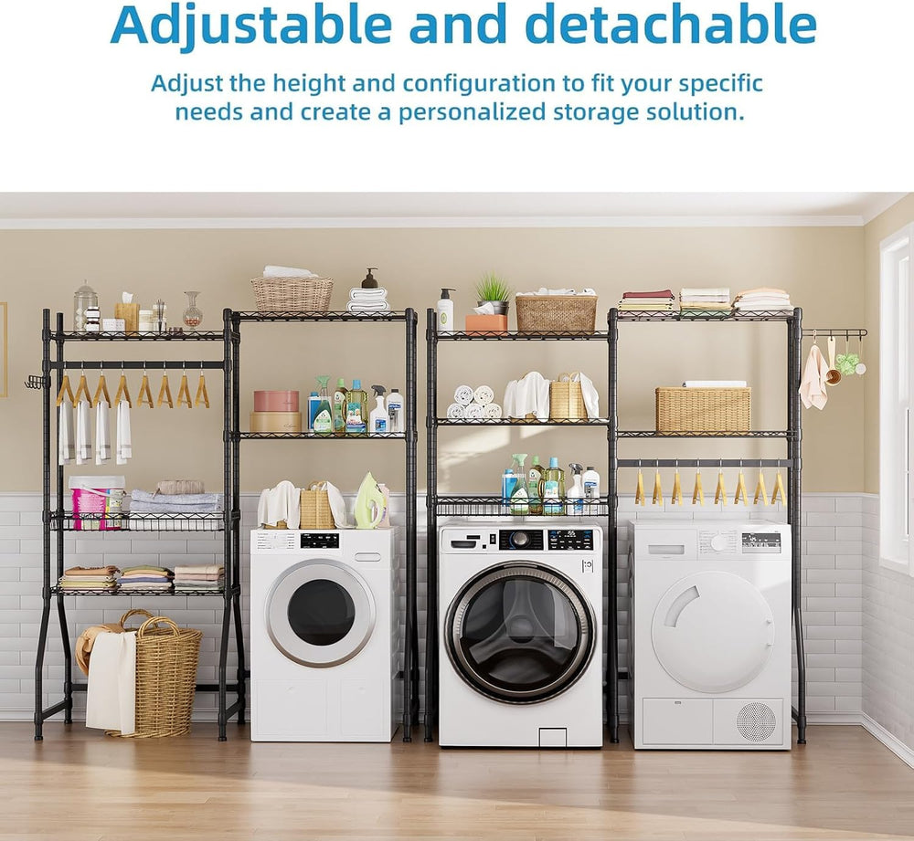 Golpart Laundry Organizer Shelves Over the Washer and Dryer Storage Shelf