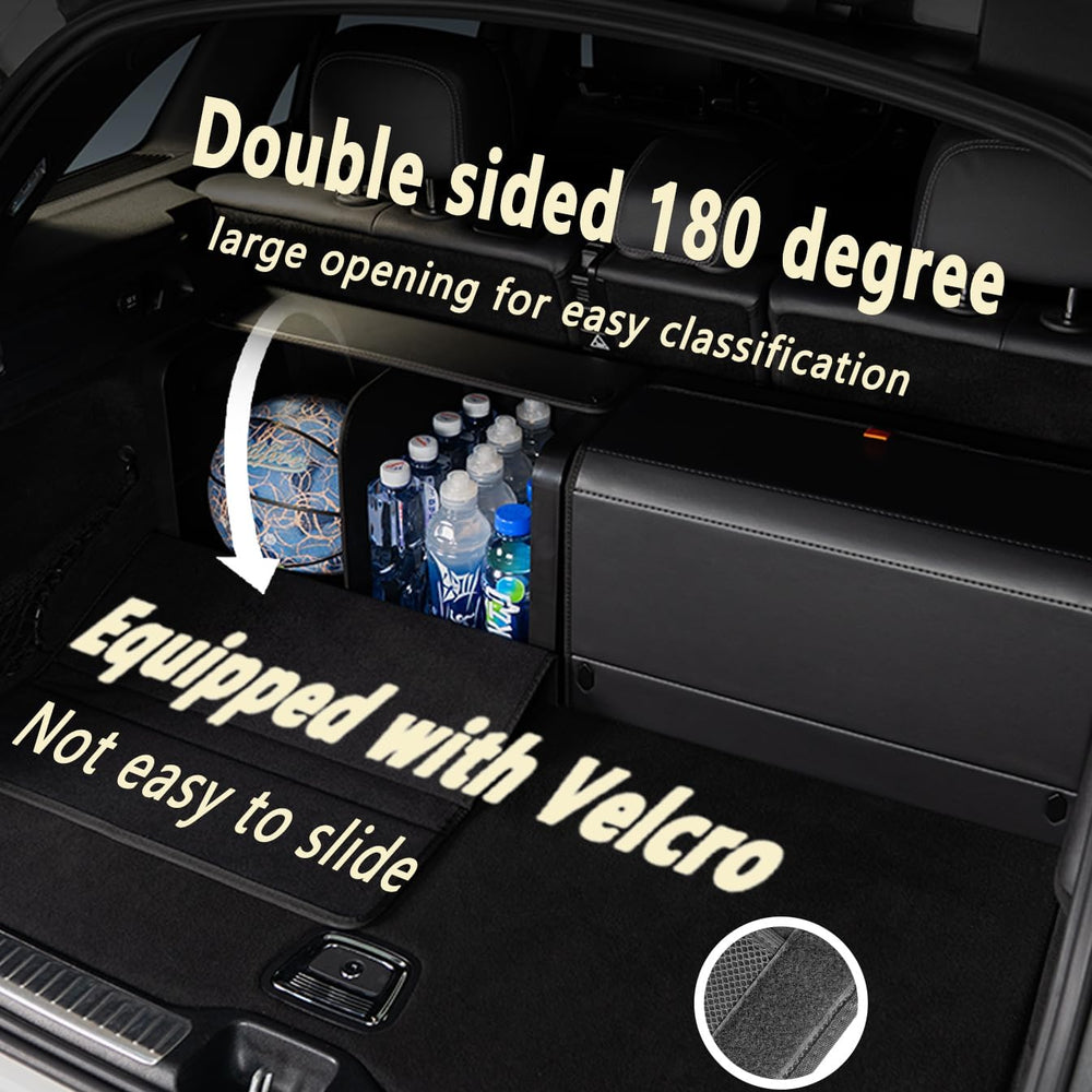 Trunk Organizers for Car,Car Organizers and Storage for SUV,Magnetic Lid with...