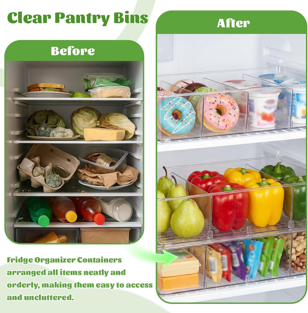 16 Pcs Snack Pantry Organizer Storage for Shelf,Large,Divider