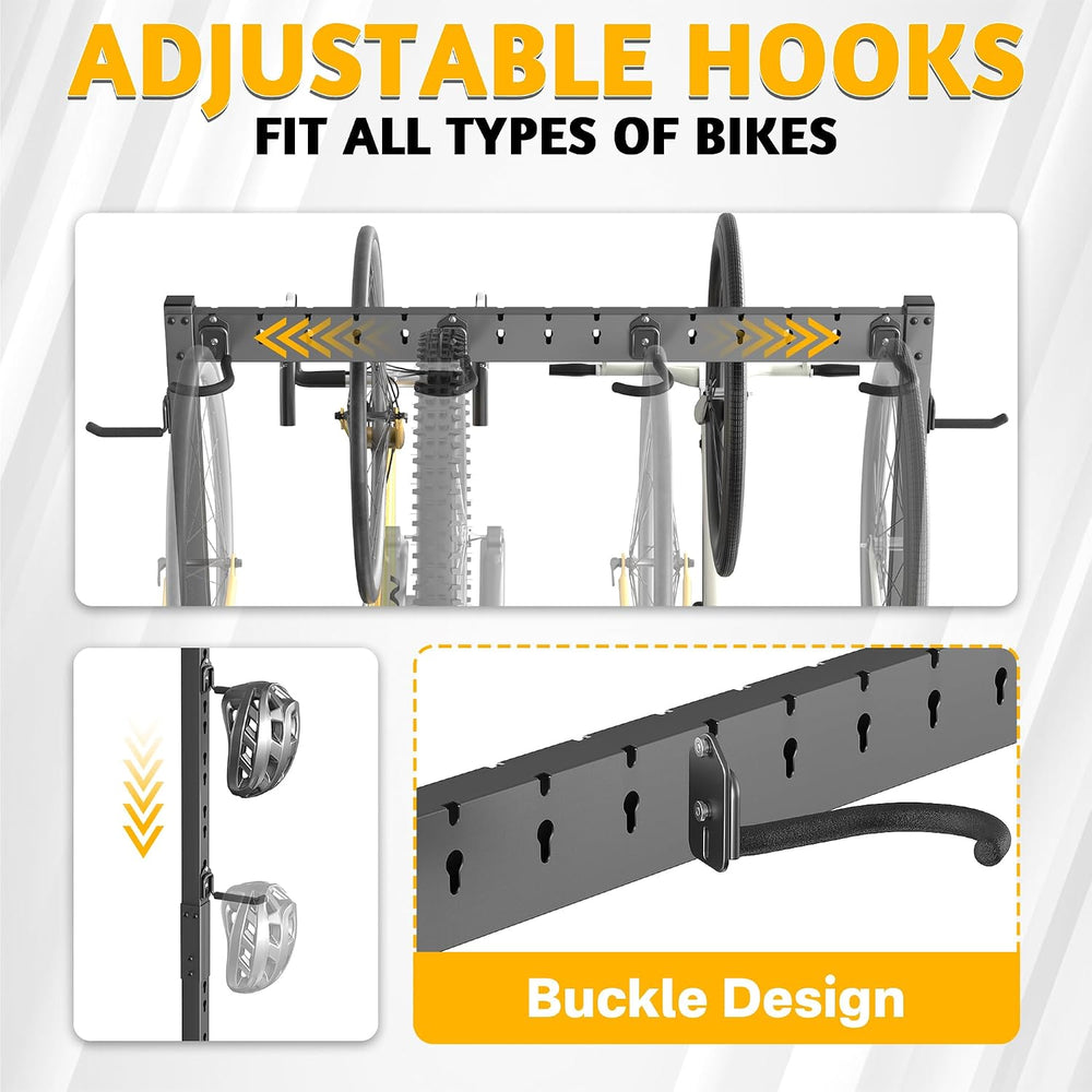 Ultrawall Freestanding Bike Stand, Vertical Bike Storage Rack for Garage