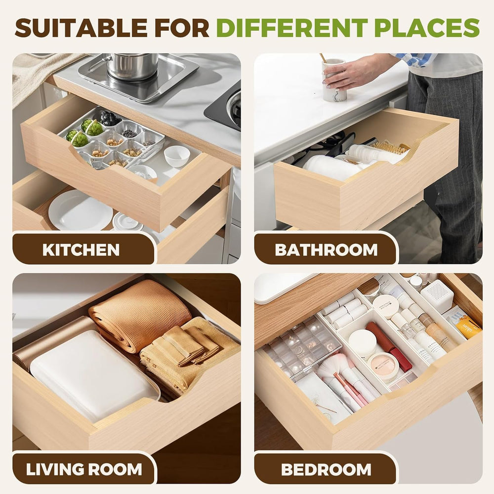 Pull Out Drawers for Cabinet Wood 21.5" Wx23 D Slide Out Organizer