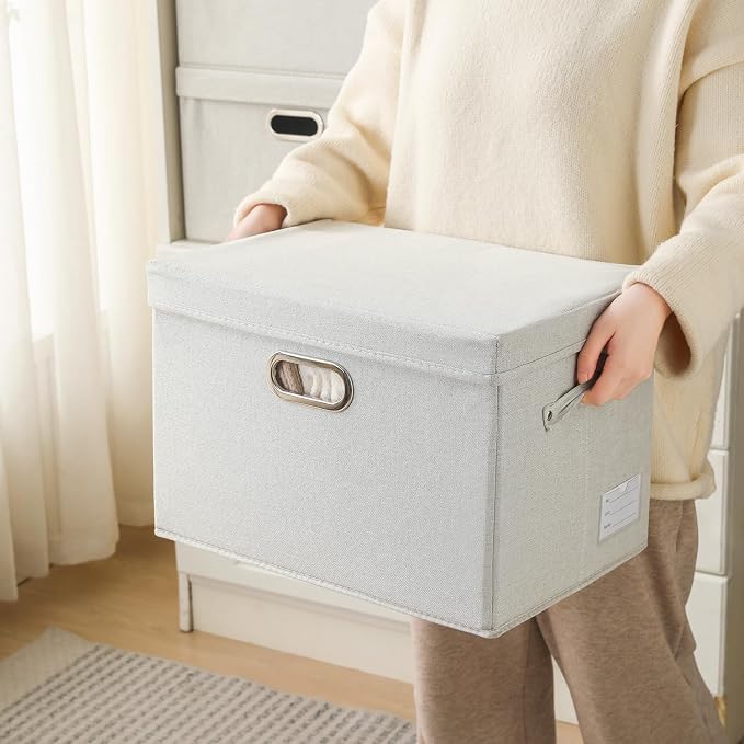 PRANDOM Large Collapsible Storage Bins