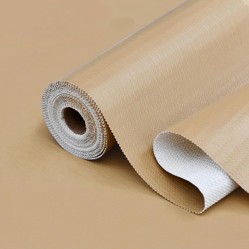 Strong Grip Drawer and Shelf Liner for Kitchen 23.6In x 20FT Beige